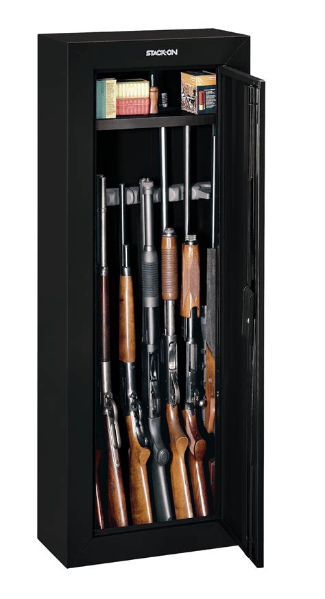 stack on gcb 908 steel 8 gun security cabinet black|stack on 8 gun security cabinet.